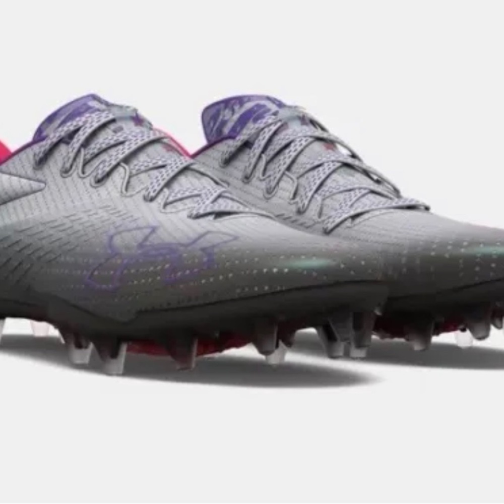 Under Armour BLUR SMOKE MC 'HALO GREY METALLIC ORE' Size 7.5 Women’s 3025123-100 - Picture 3 of 5